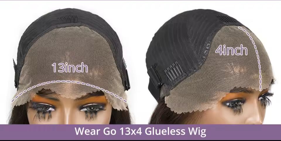 13x4 Glueless Wig Construction Guide